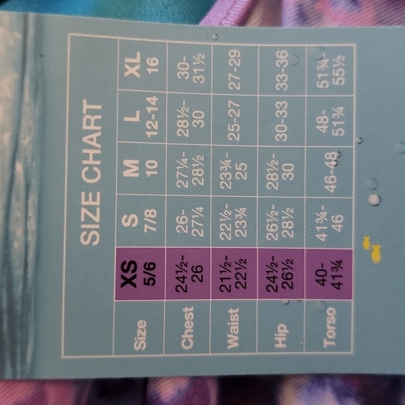 Speedo Youth Girl XS One Piece Multi-colored - Picture 6 of 7